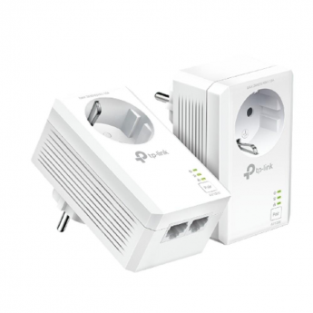 Комплект гигабитных Powerline-адаптеров TP-LINK TL-PA7027P KIT AV1000 со встроенной розеткой